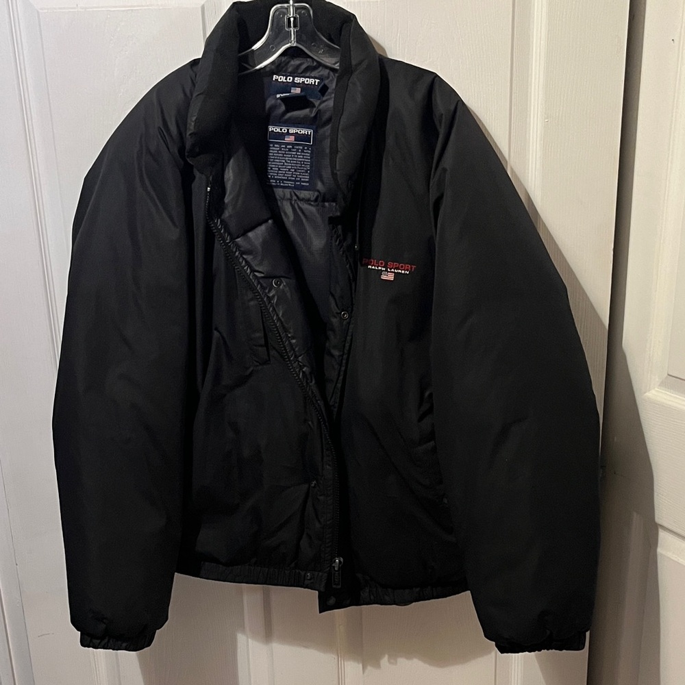 Polo by Ralph Lauren Men's Black Puffer Jacket